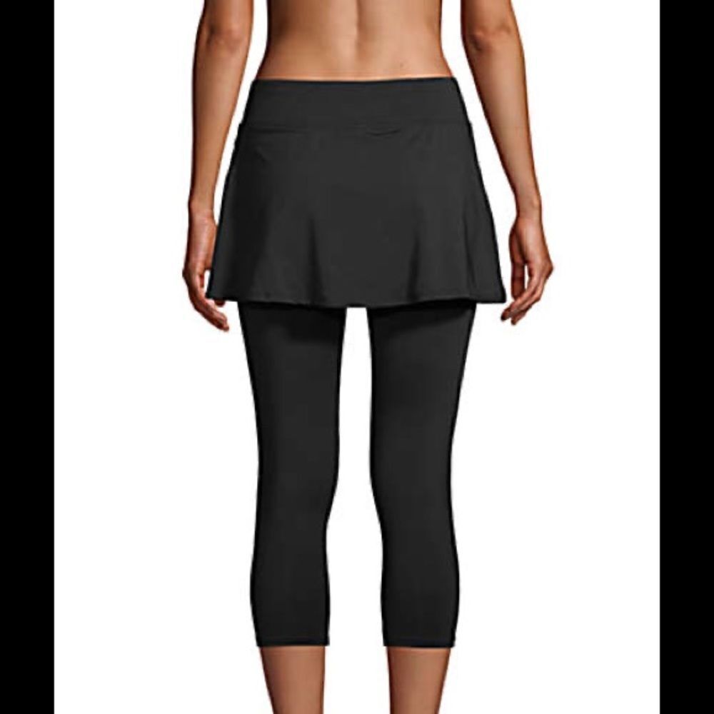 Land’s End coverup swimsuit leggings Plus Sizes Regular Various Sizes Black - Picture 6 of 13